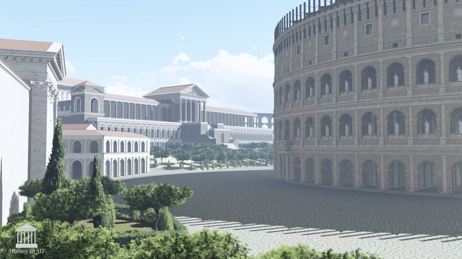 ancient rome 3d tour