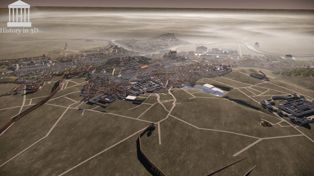 Detailed Rome in 3D reconstruction, with correct colours - 2023 year ...